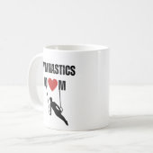 Turnmoeder (mannelijke atleet) koffiemok (Voorkant links)