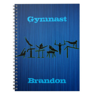 Turnnotitieboek voor jongens gymnastiek persoonlij notitieboek