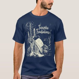 Turnpike Troubadours Desert Westerne Cactus laarze T-shirt