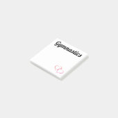 Turnpost-it-notities 3x3 met harten post-it® notes (Schuin)