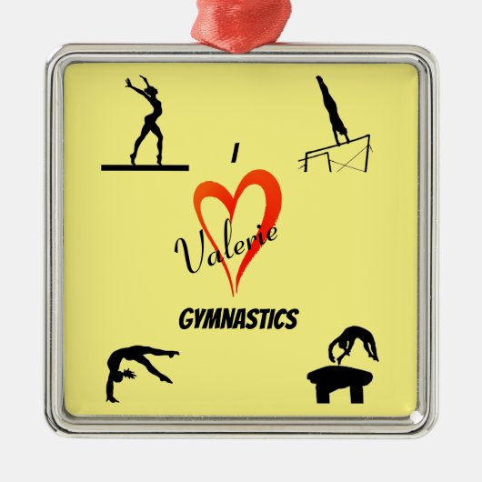 Turnster Gele Keramische Versiering Metalen Ornament (Voorkant)