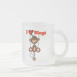 Turnster Houdt Van Ringen T-shirts en Cadeaus Matglas Koffiemok