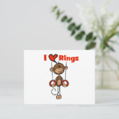 Turnster Liefheeft Ringen Briefkaart (Staand voorkant)