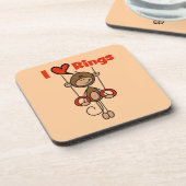 Turnster Liefheeft Ringen Onderzetter (Linkerzijde)