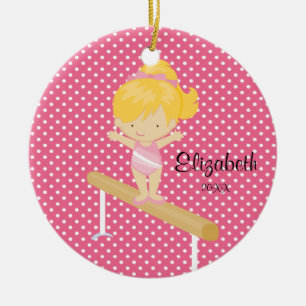 Turnster meisje Turnen Kerst Ornament