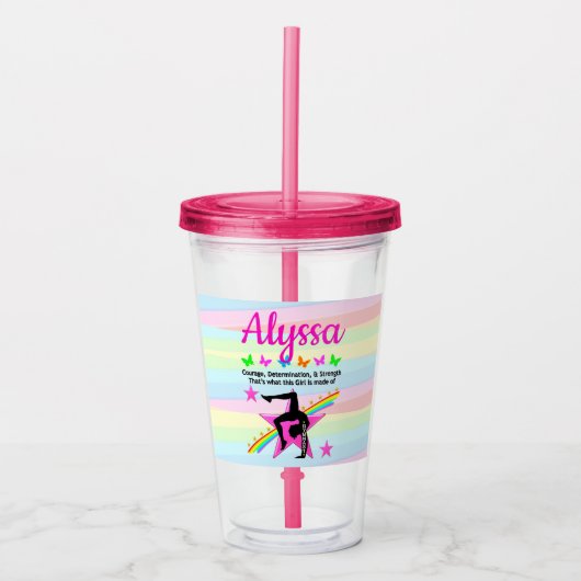 TURNSTER MOED EN KRACHT ACRYL DRINKBEKER (Voorkant)