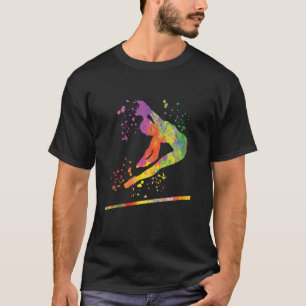Turnster op ongelijke brug Meisjes Kinderen Artist T-shirt