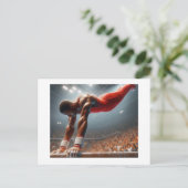 turnster op parallelle staven, briefkaart (Staand voorkant)