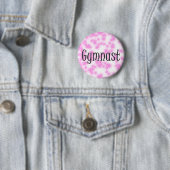 Turnster Roze en Wit Ronde Button 5,7 Cm (In situ)