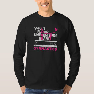 Turnster  Sprong Vloer Brug Balk Turnen T-shirt