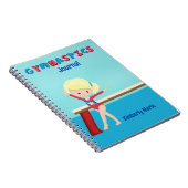 Turnsterretje Cute Custom Blonde Turnster Notitieboek (Rechterzijde)