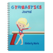 Turnsterretje Cute Custom Blonde Turnster Notitieboek (Voorkant)