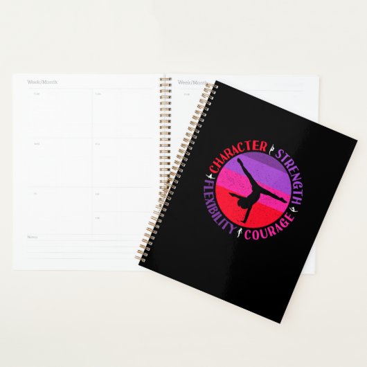 Turnsters Gymnastiek Karakter Sterkte Moed Planner (Display)