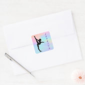 Turnstickers voor Meisjes Vierkante Sticker (Envelop)