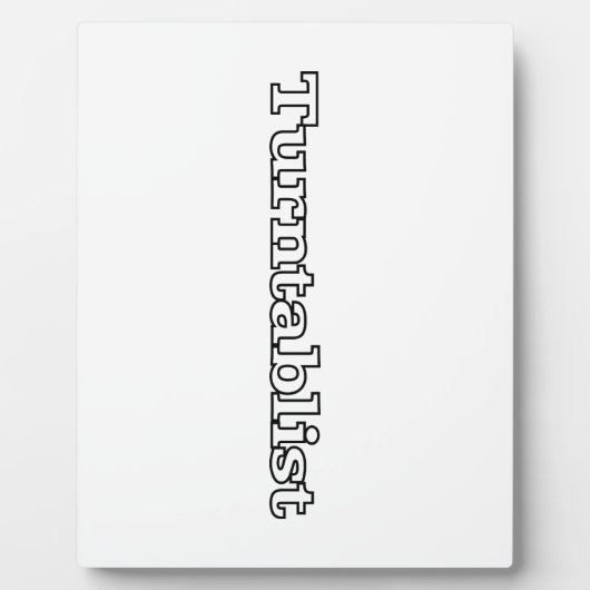 Turntablist Fotoplaat (Voorkant)