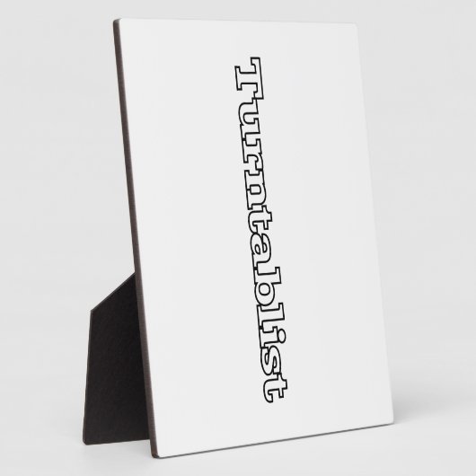 Turntablist Fotoplaat (Zijkant)