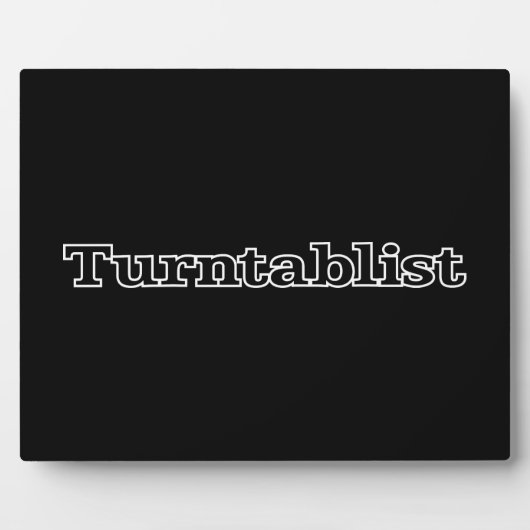 Turntablist Fotoplaat (Voorkant)