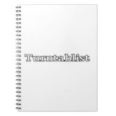 Turntablist Notitieboek (Voorkant)