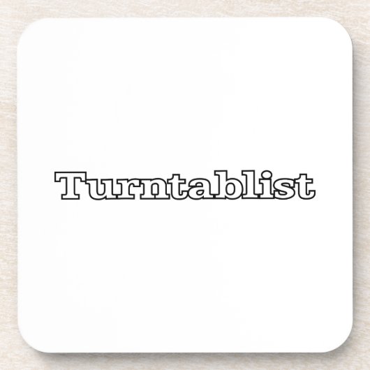 Turntablist Onderzetter (Voorkant)