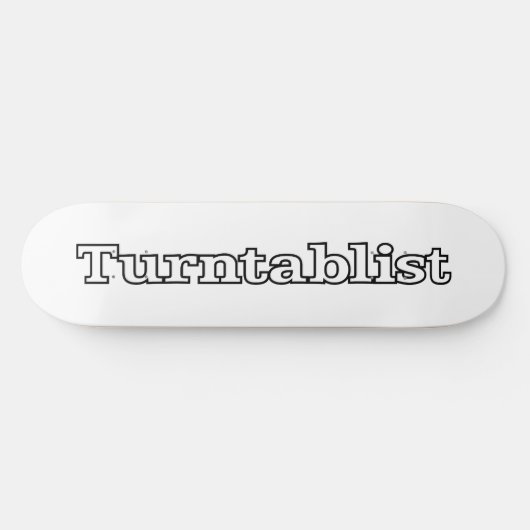 Turntablist Persoonlijk Skateboard (Horizontaal)
