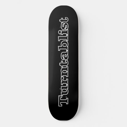 Turntablist Skateboard (Voorkant)