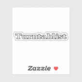 Turntablist Sticker (Vel)