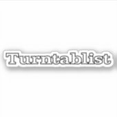 Turntablist Sticker (Voorkant)