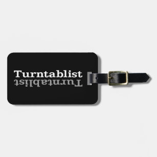 Turntablist ʇ sılqɐ ʇ uɹ ⊥ bagagelabel