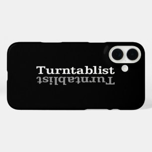 Turntablist ʇ sılqɐ ʇ uɹ ⊥ iPhone 16 plus hoesje