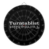 Turntablist ʇ sılqɐ ʇ uɹ ⊥ dartbord (Voorkant)