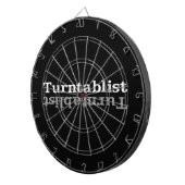 Turntablist ʇ sılqɐ ʇ uɹ ⊥ dartbord (Voorkant Rechts)