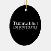 Turntablist ʇ sılqɐ ʇ uɹ ⊥ keramisch ornament (Rechts)