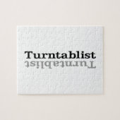 Turntablist ʇ sılqɐ ʇ uɹ ⊥ legpuzzel (Horizontaal)