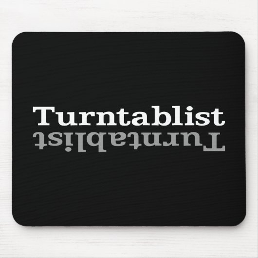 Turntablist ʇ sılqɐ ʇ uɹ ⊥ muismat (Voorkant)