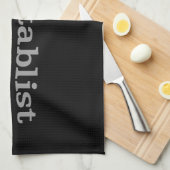 Turntablist ʇ sılqɐ ʇ uɹ ⊥ theedoek (Quarter Fold)