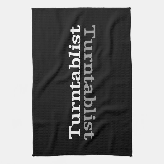 Turntablist ʇ sılqɐ ʇ uɹ ⊥ theedoek (Verticaal)