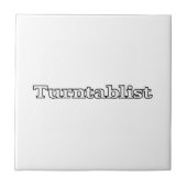 Turntablist Tegeltje (Voorkant)