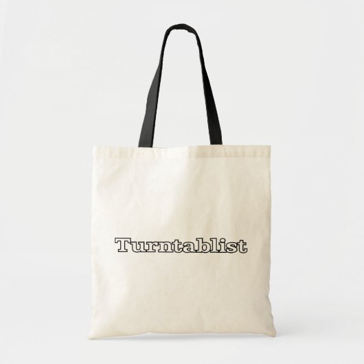 Turntablist Tote Bag (Voorkant)