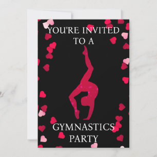 Turnthema Uitnodiging Gymnastiek