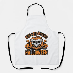 Turnvader Halloween Antieke Pompoen Schedel_1 Schort