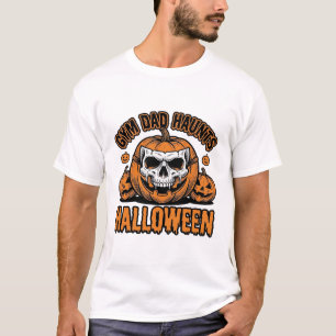 Turnvader Halloween Vintage Pompoen Schedel_1 T-shirt