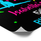 Turnvereniging welkomstfeest bord Tumbling Feest D Poster (Hoek)