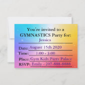 Turnverjaardagsfeest Uitnodiging (Achterkant)