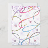 Turnverjaardagsfeest Uitnodiging Turnen (Achterkant)