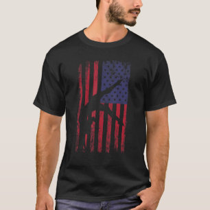 turnzaal turnvereniging US vlag turncoach spo T-shirt