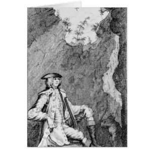 Turpin terwijl hij zichzelf in een grot verborg