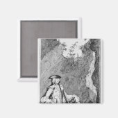 Turpin terwijl hij zichzelf in een grot verborg magneet (Voorkant / Achterkant)