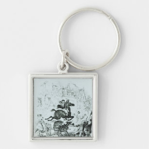 Turpins vlucht door Edmonton Sleutelhanger