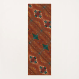 Turq & Coral Ikat Yogamat