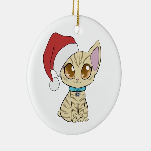 Turq Ornament! Keramisch Ornament (Rechts)